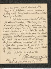 Nachlass Franz Steindachner, Brief von Paul Alexander Szántó an Franz Steindachner (05.12.1904), Inv.Nr. 533.01, Seite 2